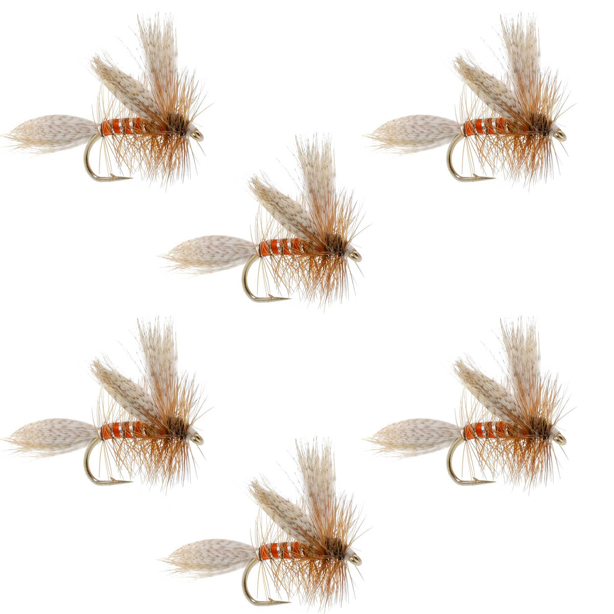Queen Of The Waters Classic Dry Fly - 6 Flies Size 12