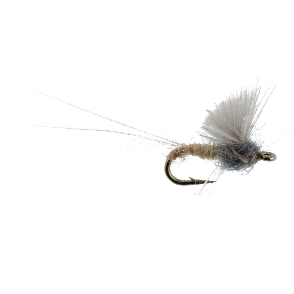 RS2 Gray Emerger Midge - 6 Flies Hook Size 20