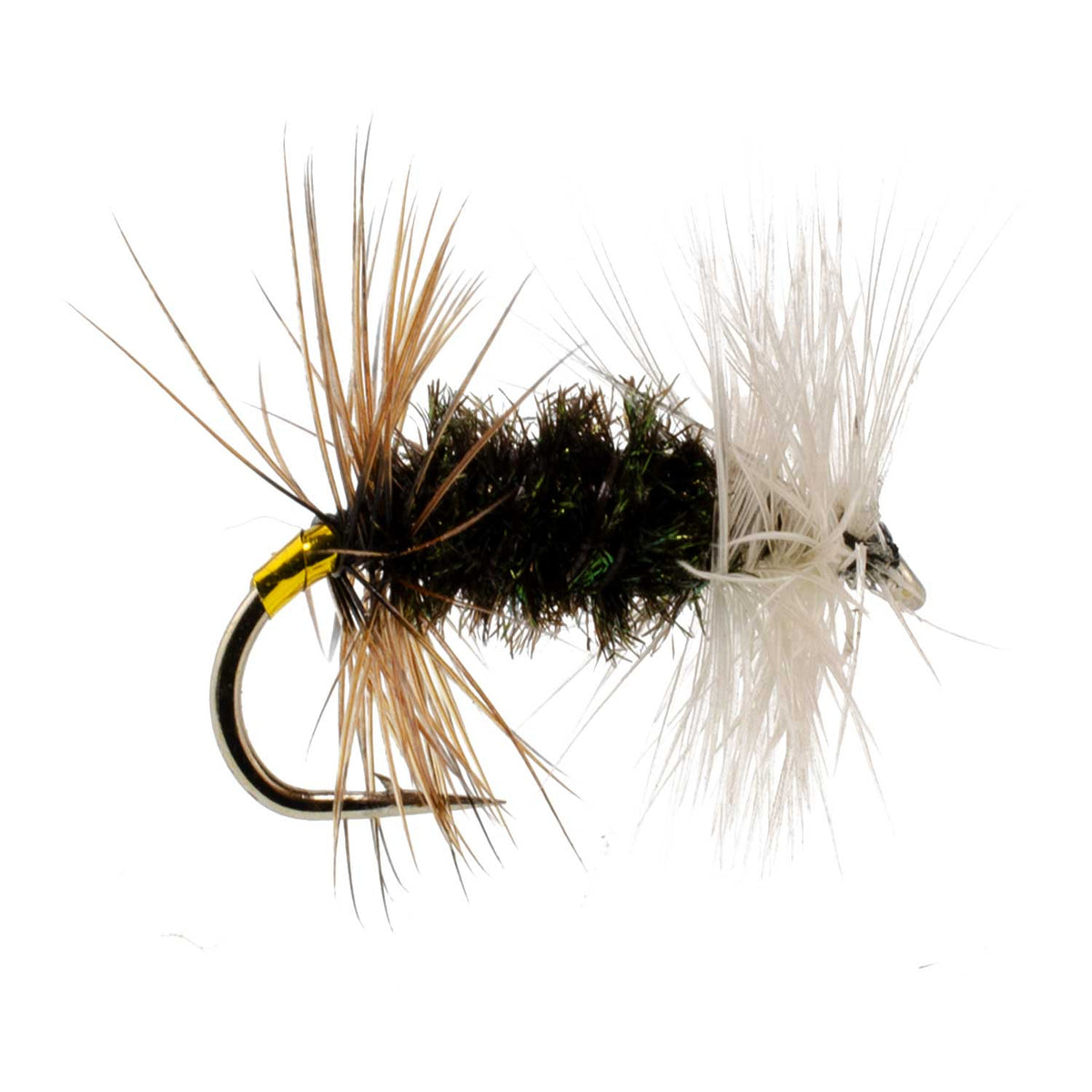 3 Pack Renegade Classic Trout Dry Flies Hook Size 12