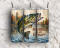 Fishing Is My Therapy – Tumbler