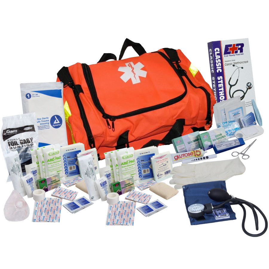 151 Piece First Responder Kit - Orange