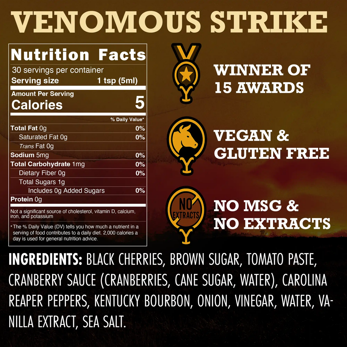 Venomous Strike (Reaper Hot Sauce)