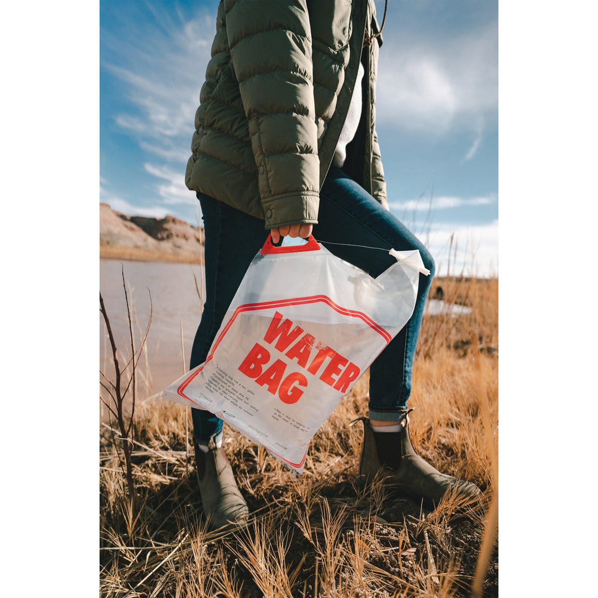 Flat Fold 2 Gallon Water Carrier | Portable Emergency Water Storage Jug