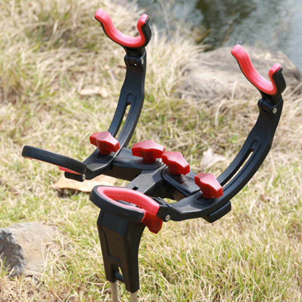 360° Adjustable Foldable Fishing Rod Holder - Universal Fit