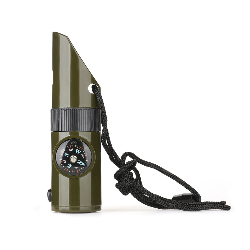 Outdoor 7 in 1 Multifunctional Survival Whistle