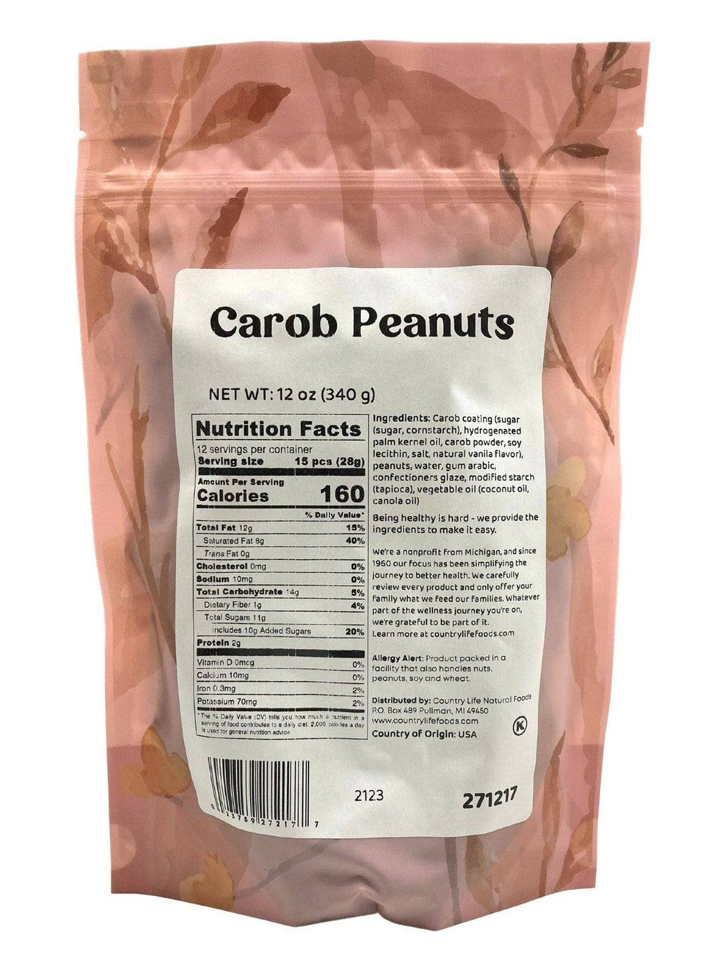 Carob Coated Peanuts