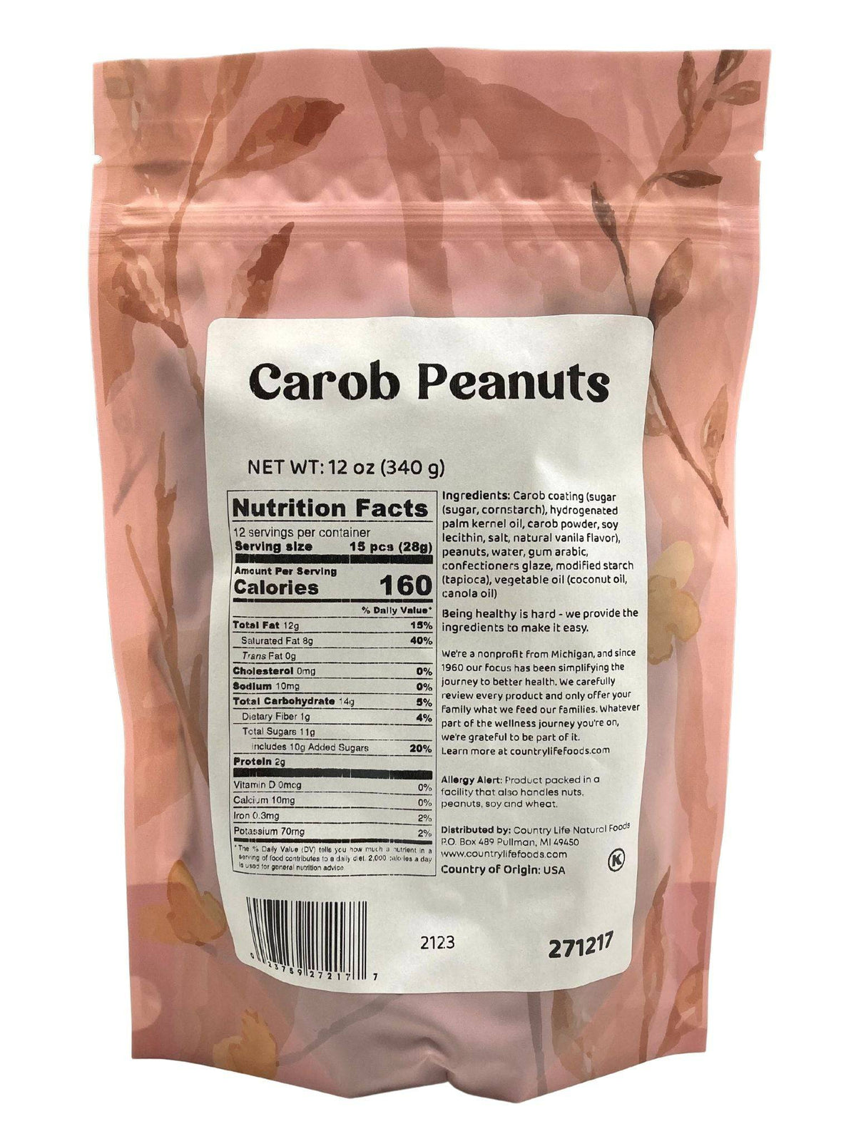 Carob Coated Peanuts