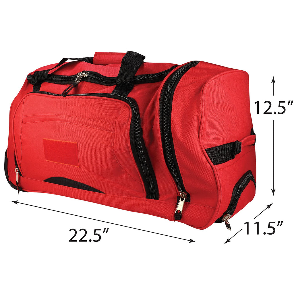 Rolling Duffel Bag | Durable 600D Wheeled Gear Bag with Telescoping Handle