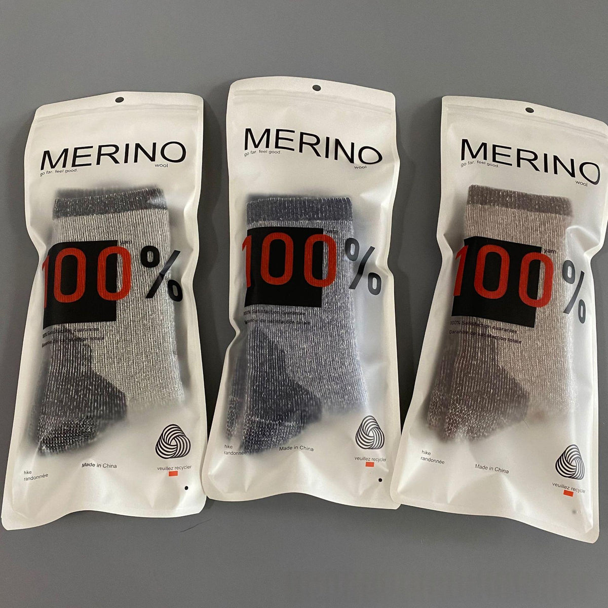 Wool Outdoor Hiking And Mountaineering Thickened Warm Ski Socks For Fall And Winter