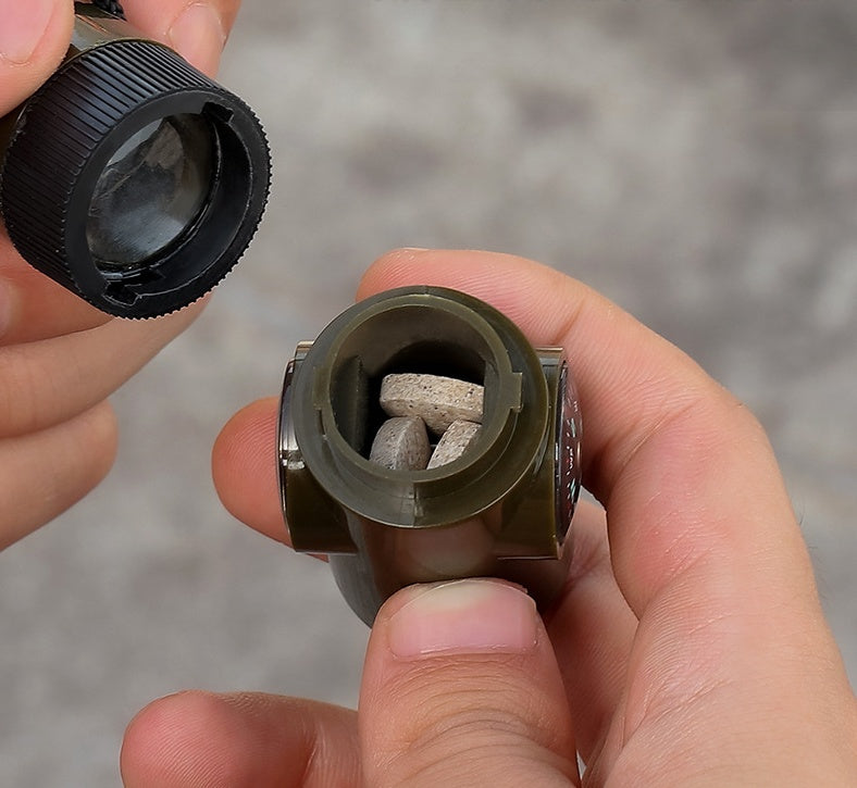 Outdoor 7 in 1 Multifunctional Survival Whistle