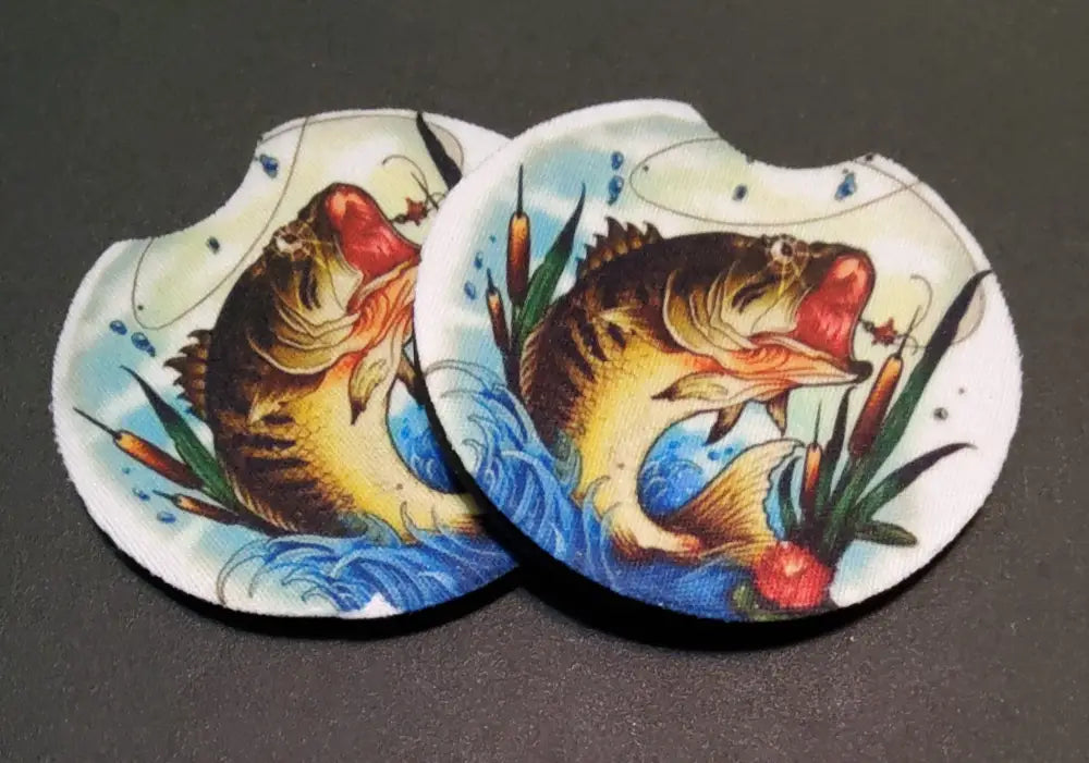 Gone Fishing - Car Coasters