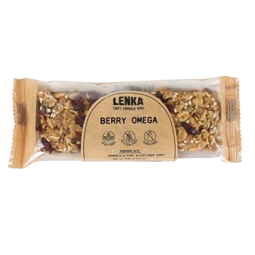 Lenka Craft Granola Bars - 'Berry Omega' Granola Bar (2.25OZ)