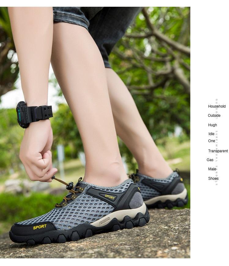 Men's Non-Slip Hiking Climbing Water Sports Shoes Beach Barefoot Surfing Shoes Outdoor River Upstream Quick Dry Barefoot Beach Sneakers Swim Boating Fishing Yoga Gym