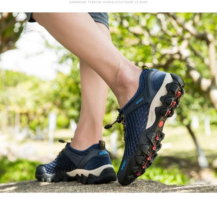 Men's Non-Slip Hiking Climbing Water Sports Shoes Beach Barefoot Surfing Shoes Outdoor River Upstream Quick Dry Barefoot Beach Sneakers Swim Boating Fishing Yoga Gym