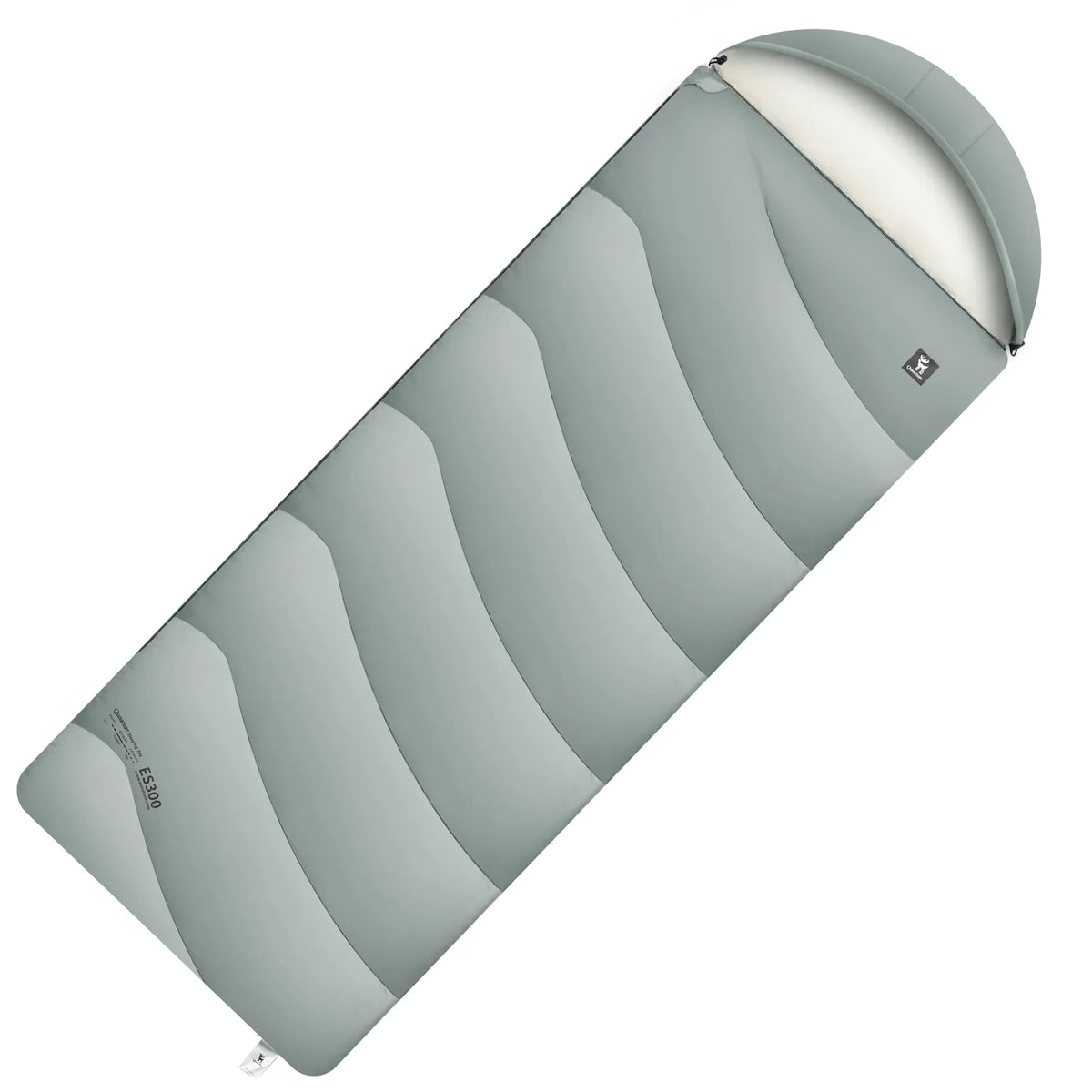 Cotton Envelope Portable Backpacking Sleeping Bag for Outdoor Camping with Compression Sack