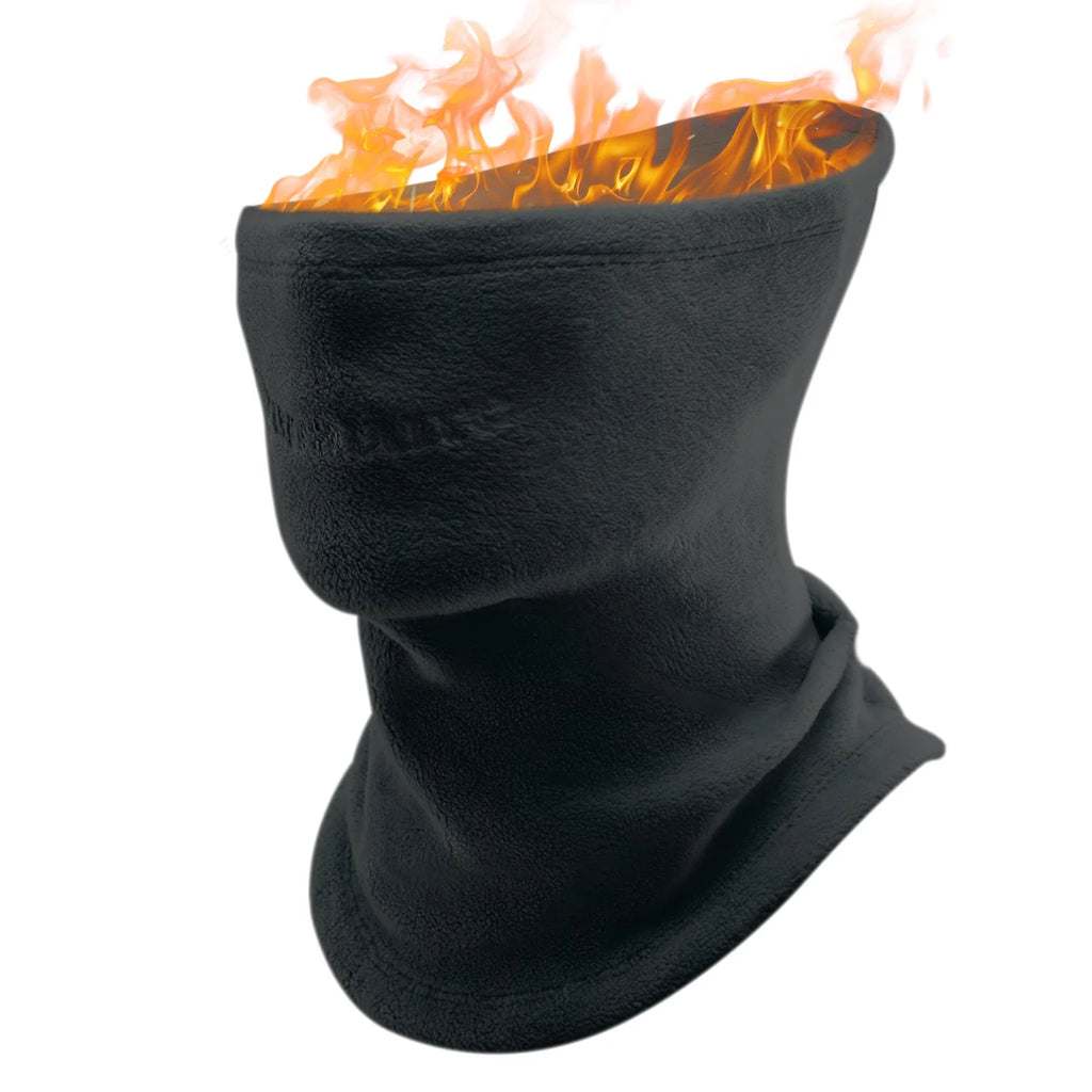 Double-Sided Fleece Integrated Face and Neck Warmer for Ultra Comfort