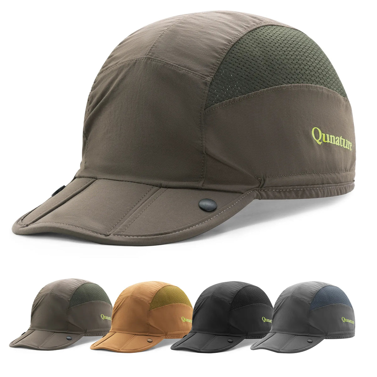Foldable Hiking & Cycling Hat, Breathable Helmet Liner with Sun Visor