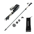Foldable Lightweight Aluminum Trekking Pole with Adjustable Height and Grip