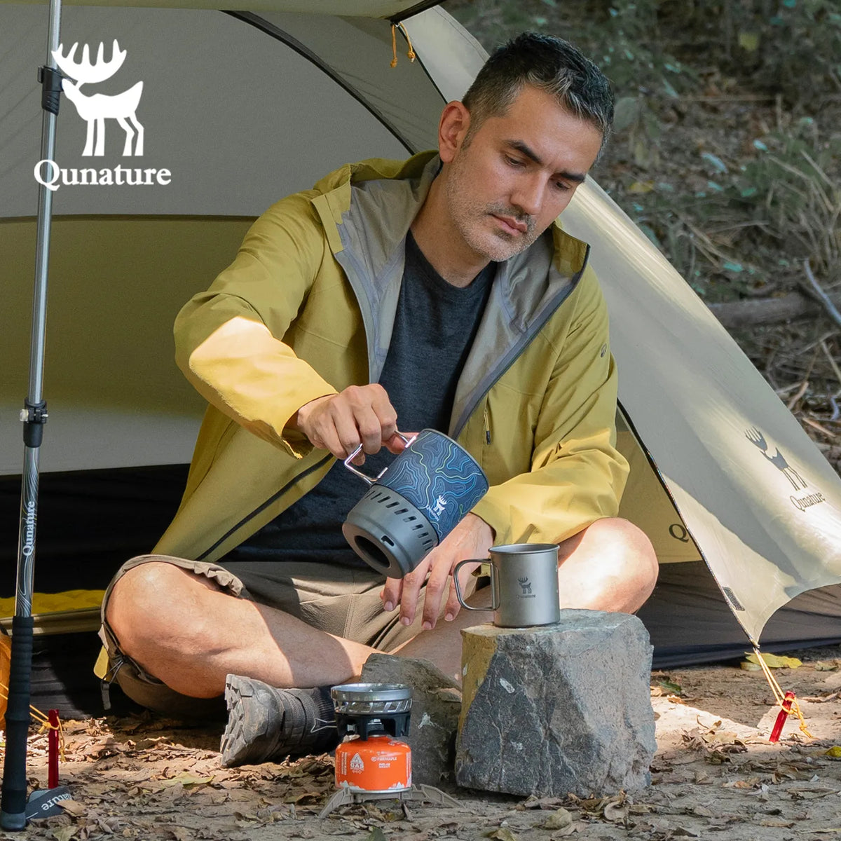 Integrated Heat Collection Stove System for Camping, Hiking and Outdoor Adventures