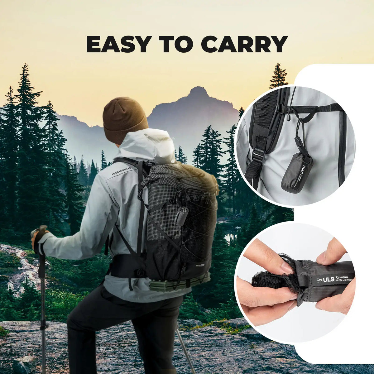 Mosquito Head Net Mesh for Hiking & Outdoors