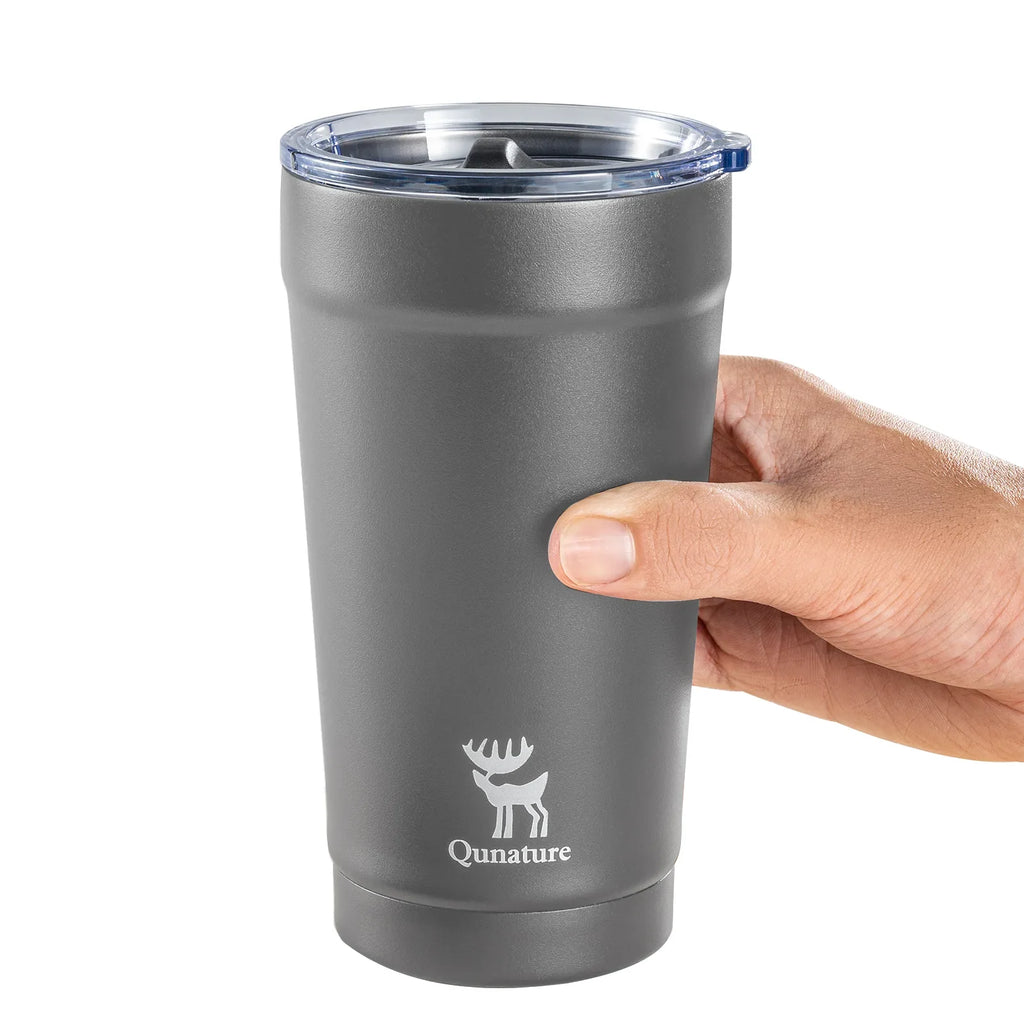 Stainless Steel Coffee Cup with Eco-Friendly Design, 6-Hour Thermal Performance for Hot & Cold Drinks