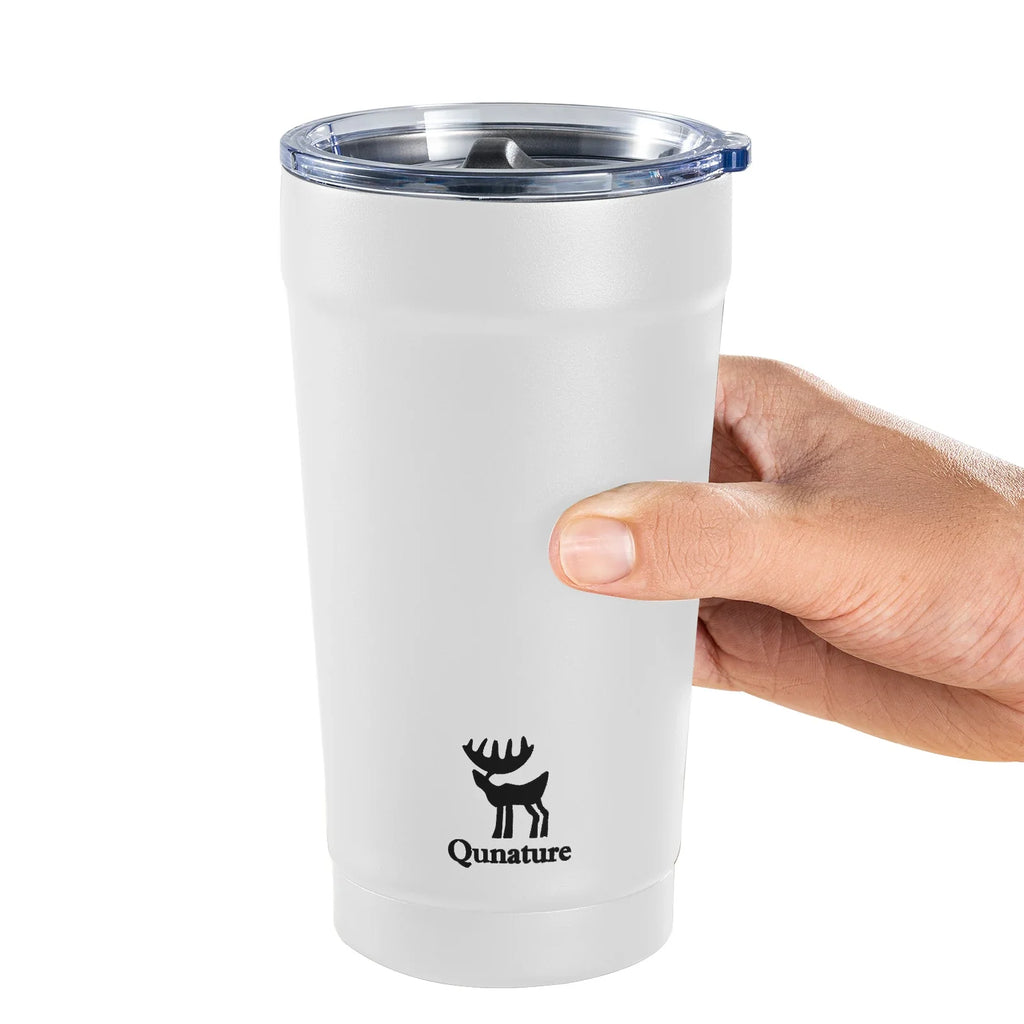 Stainless Steel Coffee Cup with Eco-Friendly Design, 6-Hour Thermal Performance for Hot & Cold Drinks