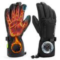 Waterproof Insulated Split-Finger Ski Gloves with Touchscreen Design