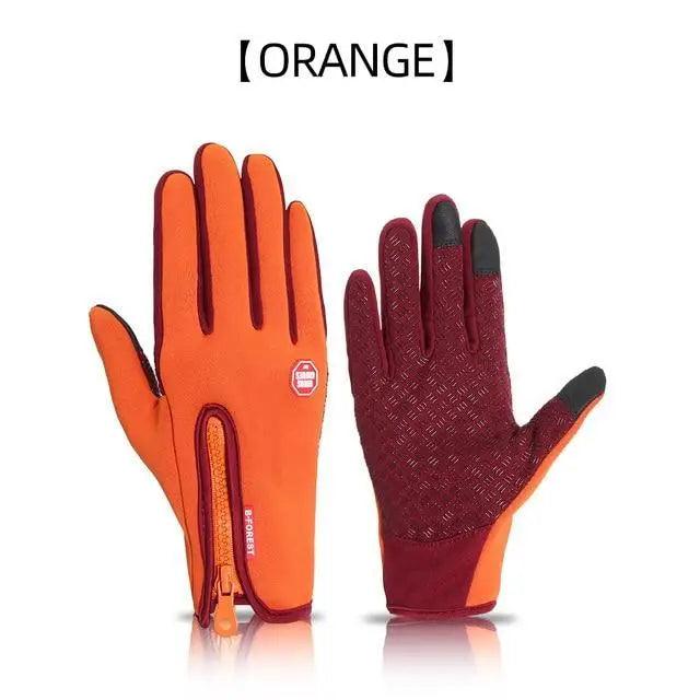 Stylish Winter Warm Cycling Gloves Fitness High Quality Men Women Wind Proof Bike Motorcycle Fishing Gloves Full Finger Touchscreen Gloves Cycling Gloves Touchscreen Waterproof Fleece Thermal Sports Gloves for Hiking