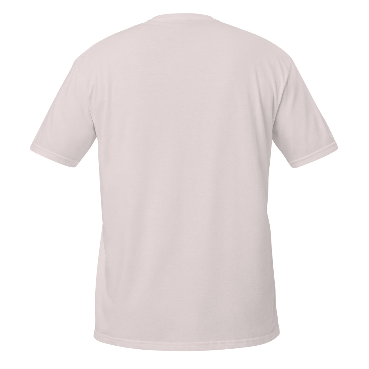 Good Days Start at the Lake Fishing Tee in ice grey, back view