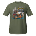 Money Buys Fishing Rods Tee in military green, front view
