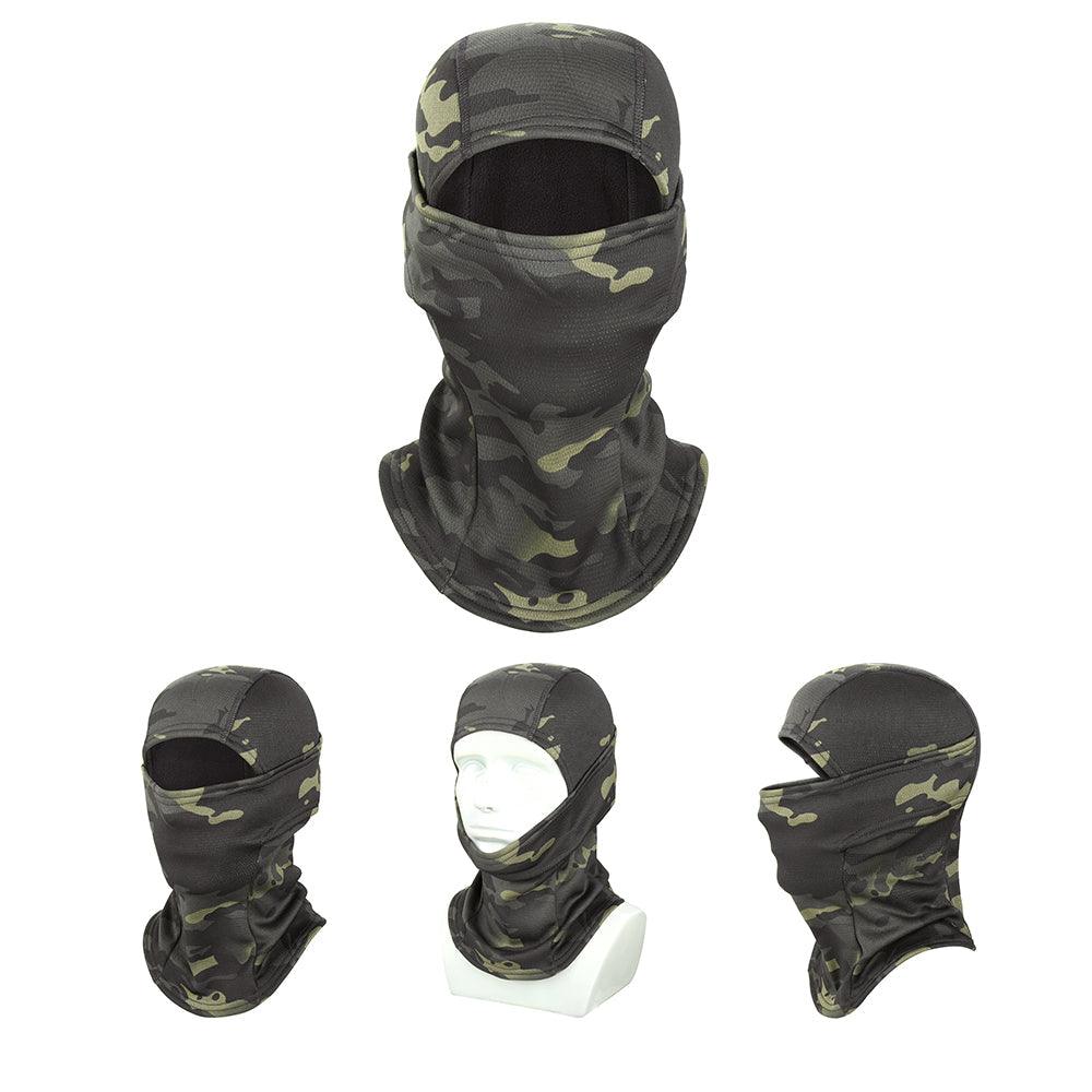 Winter Warmer Fleece Tactical Balaclava Full Face Mask Ski Paintball Running Hunting Hiking Cycling Sports Snowboard Scarf Men Motocross Summer Men Face Scarf Mask Sunscreen Dustproof Army Cycling Hunting Fishing Tactical Airsoft Hat
