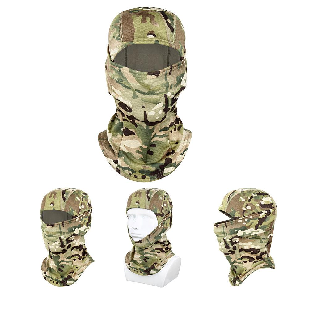 Winter Warmer Fleece Tactical Balaclava Full Face Mask Ski Paintball Running Hunting Hiking Cycling Sports Snowboard Scarf Men Motocross Summer Men Face Scarf Mask Sunscreen Dustproof Army Cycling Hunting Fishing Tactical Airsoft Hat
